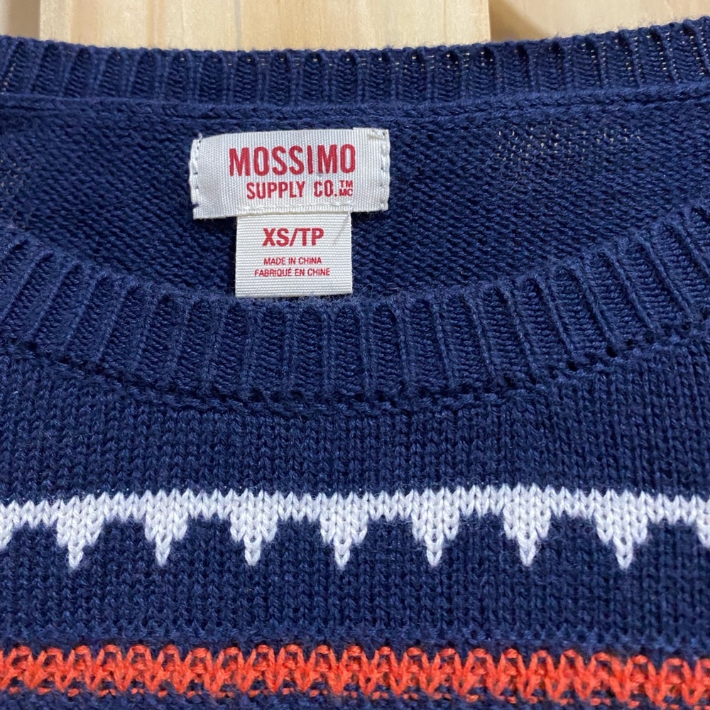 Orange & Blue sweater